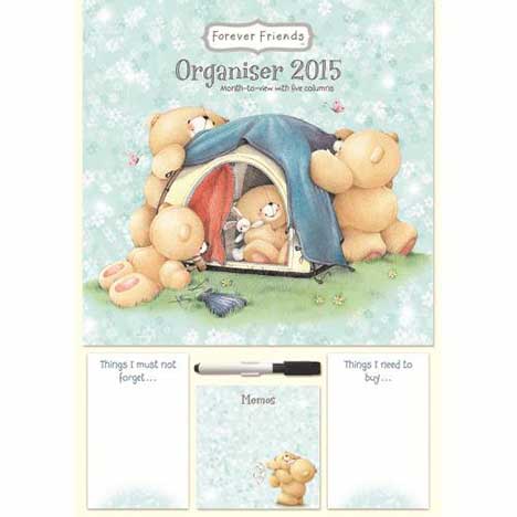 A3 Forever Friends Month-to-View Organiser 2015